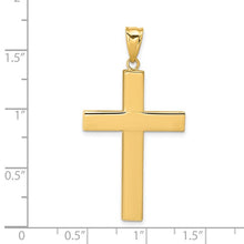 Load image into Gallery viewer, Hollow Cross Pendant - 14K Yellow Gold