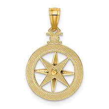 Load image into Gallery viewer, Compass Pendant - 14K Yellow Gold
