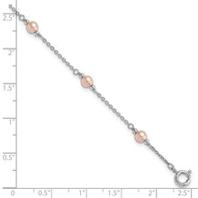 Load image into Gallery viewer, Rhodium-plated Pink Simulated Pearl Bracelet