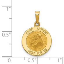 Load image into Gallery viewer, Saint (St) Anthony Medal - 14K Yellow Gold