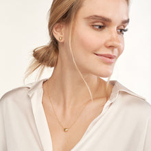 Load image into Gallery viewer, Puffy Heart Adjustable Necklace - 14K White or Yellow Gold