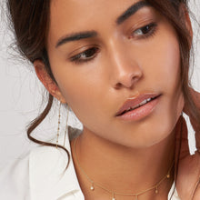 Load image into Gallery viewer, Bead Accent Threader Earrings