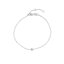 Load image into Gallery viewer, Adjustable Diamond Cut Beaded Chain Bracelet