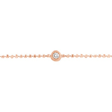 Load image into Gallery viewer, Adjustable Diamond Cut Beaded Chain Bracelet