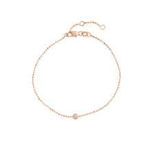 Load image into Gallery viewer, Adjustable Diamond Cut Beaded Chain Bracelet