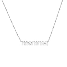 Load image into Gallery viewer, Momma CZ Necklace - Sterling Silver