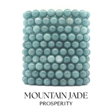 Load image into Gallery viewer, "Prosperity" Mountain Blue Jade Stacker - TJazelle
