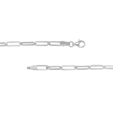 Load image into Gallery viewer, 18&quot; Paperclip Chain with Pear Lock