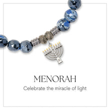 Load image into Gallery viewer, "Menorah" Sterling Silver Charm - TJazelle