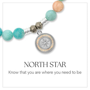 North Star Silver Charm Bracelet - TJazelle