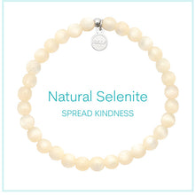 Load image into Gallery viewer, Spread Kindness Natural Selenite Stacker - TJazelle HELP Collection