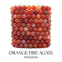 Load image into Gallery viewer, Orange Fire Agate Stacker - TJazelle
