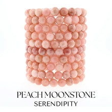 Load image into Gallery viewer, Serendipity Peach Moonstone Stacker - TJazelle