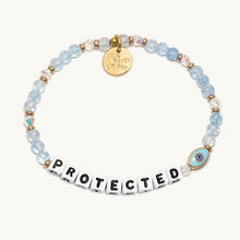 Load image into Gallery viewer, Protected with Eye Charm Bracelet - Little Words Project