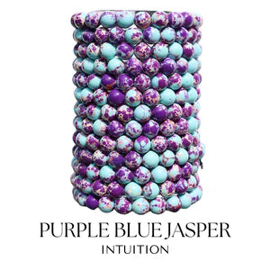 "Intuition" Purple Blue Jasper Stacker - TJazelle