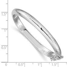 Load image into Gallery viewer, Hinged Baby Bangle Bracelet -Sterling Silver