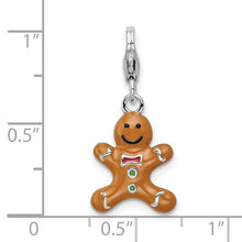 Load image into Gallery viewer, Gingerbread Man Charm with Lobster Clasp