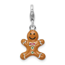 Load image into Gallery viewer, Gingerbread Man Charm with Lobster Clasp