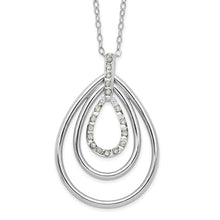 Load image into Gallery viewer, Diamond Fascination Diamond Mystique Teardrop Necklace