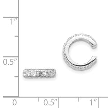 Load image into Gallery viewer, Sterling with Clear CZ's Ear Cuff