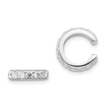 Load image into Gallery viewer, Sterling with Clear CZ's Ear Cuff