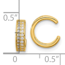 Load image into Gallery viewer, Two Row CZ Cuff Earring - Gold Plated