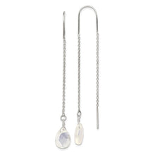 Load image into Gallery viewer, Opalite Crystal Threader Earrings