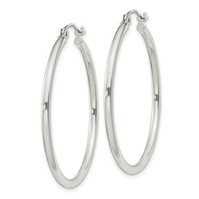 Load image into Gallery viewer, 1.5" Polished Hoops - Sterling Silver