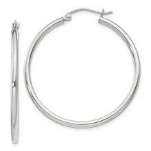 Load image into Gallery viewer, 1.5" Polished Hoops - Sterling Silver