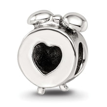 Load image into Gallery viewer, Alarm Clock Bead - Sterling Silver Reflections