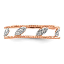 Load image into Gallery viewer, Rose Gold Plated Stackable Ring