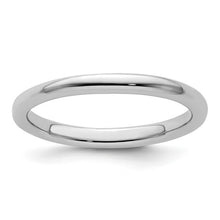 Load image into Gallery viewer, Stackable Expressions Rhodium Polished Ring