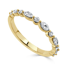 Load image into Gallery viewer, 14k Gold &amp; Marquise Diamond Ring - 0.50ct