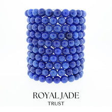 Load image into Gallery viewer, "Trust" Royal Jade Stacker Bracelet - TJazelle