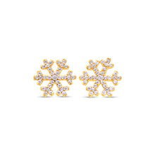 Load image into Gallery viewer, Limited Edition Snowflake Stud Earrings  - Chloe and Lois