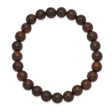 Load image into Gallery viewer, 8mm Red Sandalwood Beaded Stretch Bracelet