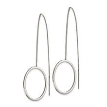 Load image into Gallery viewer, Circle Dangle Threader Earrings