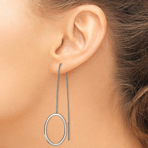 Circle Dangle Threader Earrings