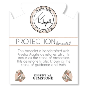 Arusha Agate Protection Stacker - TJazelle