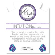 Load image into Gallery viewer, &quot;Intuition&quot; Purple Blue Jasper Stacker - TJazelle