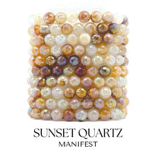 Load image into Gallery viewer, Manifest Sunset Quartz Stacker - TJazelle