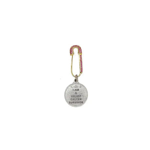 St. Agatha Patron of Breast Cancer Safety Pin- Love Lisa