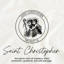 Load image into Gallery viewer, Saint Christopher Silver Holy Water Bracelet