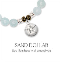 Load image into Gallery viewer, "CZ Sand Dollar" Charm Bracelet - Sterling Silver TJazelle