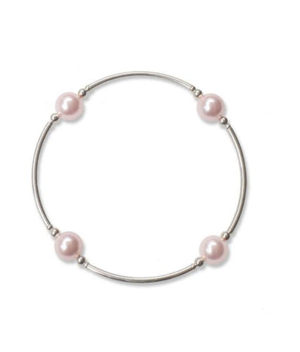 8mm Pink Pearl Blessing Bracelet