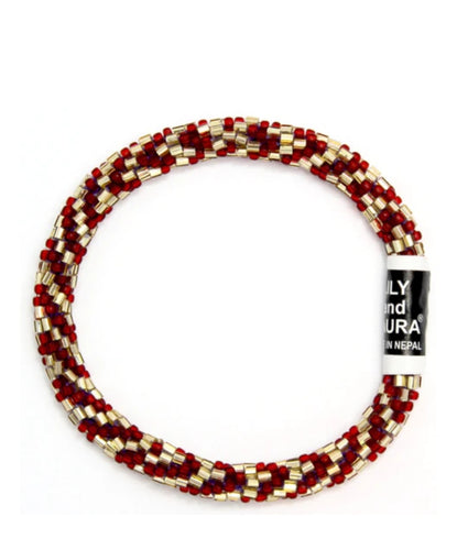 Golden Aurora Red - Roll On Lily and Laura Bracelet