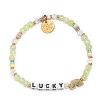 Load image into Gallery viewer, Lucky with Rainbow Charm Bracelet - Little Words Project