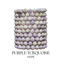 Load image into Gallery viewer, &quot;Hope&quot; Purple Turquoise Stacker - TJazelle