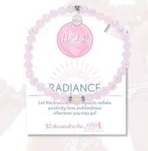 Load image into Gallery viewer, Pink Crystal Radiance Ellie Fund Bracelet - TJazelle HELP Collection