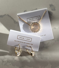 Load image into Gallery viewer, Infinity Circle CZ Necklace- Chloe + Lois